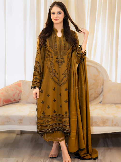 Dhanak-3PC Embroidered